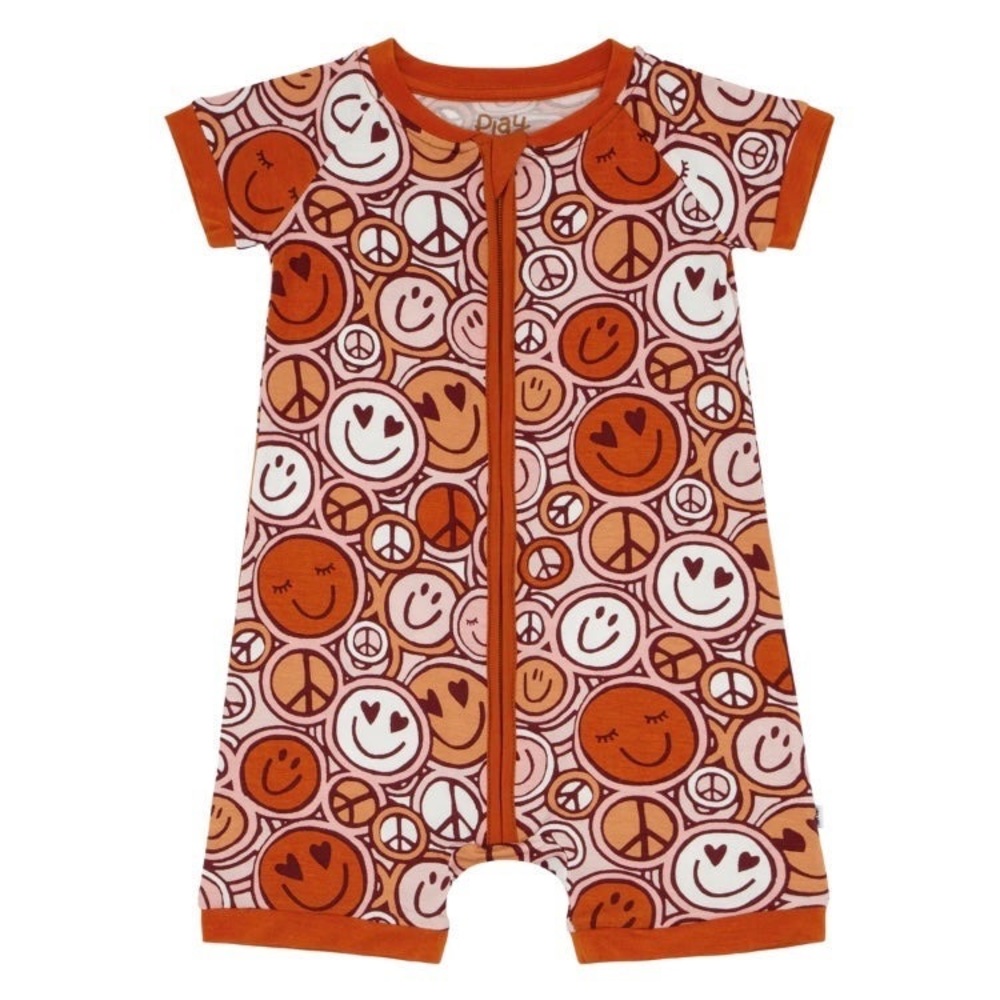 Little Sleepies Groovy Baby Shorty Romper 3T